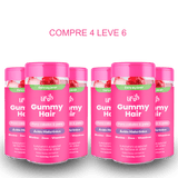 Leve 6 Pague 4 | tratamento Life Gummy Hair | Vitamina para cabelo, pele e unhas