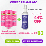 Kit 3 meses de tratamento Life Gummy Hair + 1 Tônico capilar acelerador de crescimento + força