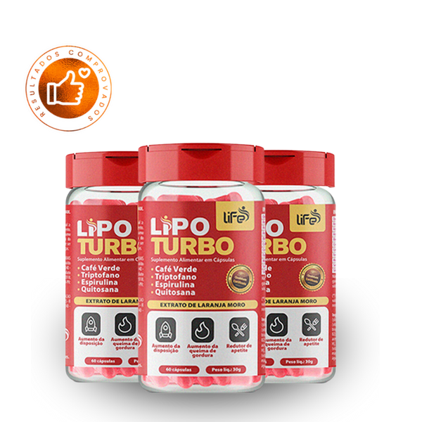 🔥Lipo Turbo | Kit Tratamento 3 meses | ULTRA CONCENTRADO🔥